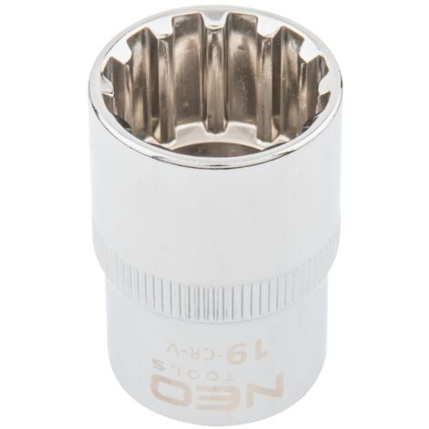 Douille Spline 12 pans 1/2 NEO TOOLS/Taille:19 mm