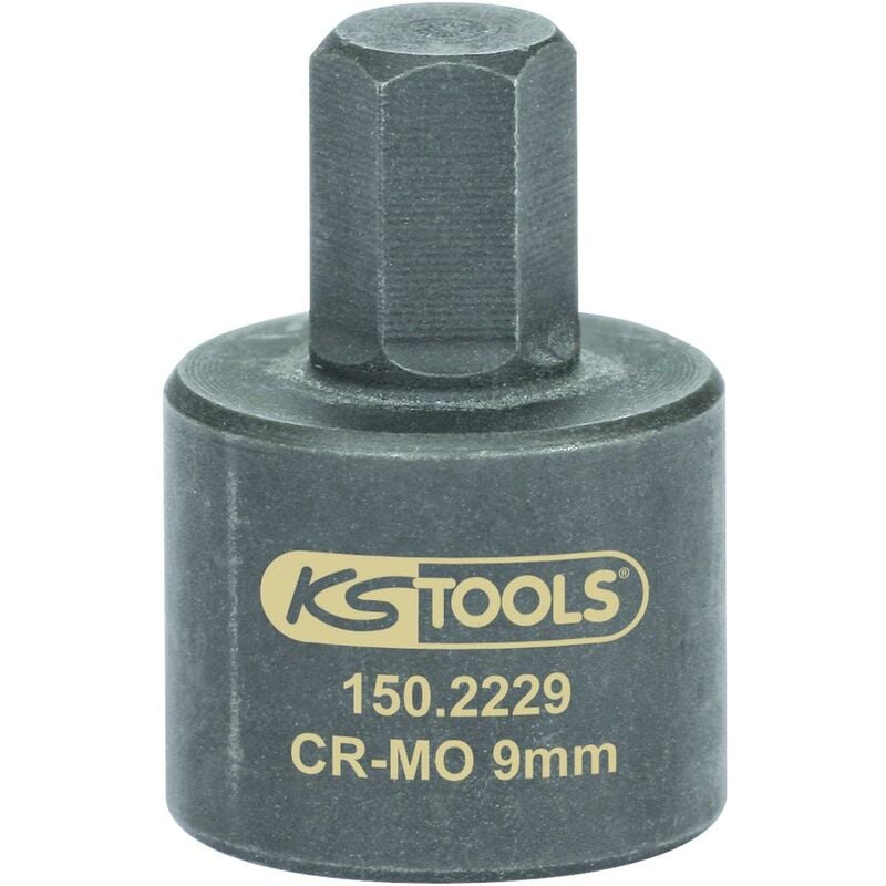Kstools - 3/8 Douille-tournevis 6 pans intérieur pour étrier de frein, 9 mm
