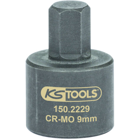 9 mm KS TOOLS 150.2229 Douille tournevis 6 pans pour étrier de frein