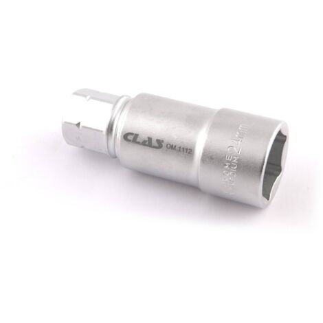 Douille traversante héxagonale 24mm L.82mm 1/2" CrV - SA 1169 - CLAS Equipements