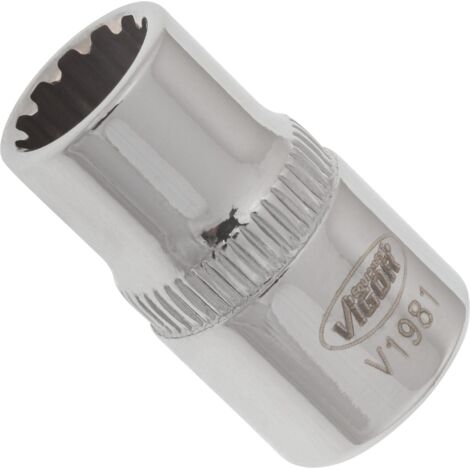 Douille ∙ V1981 ∙ Carré creux 1/4 pouce (6,3 mm) ∙ Profil de multifonction ∙ Taille 8 mm