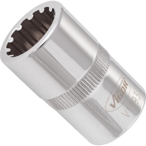 Douille ∙ V1993 ∙ Carré creux 1/2 pouce (12,5 mm) ∙ Profil de multifonction ∙ Taille 15 mm