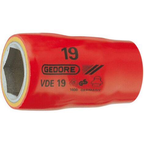 Douille VDE 6 pans 1/2" 17x55,5mm GEDORE 1 PCS