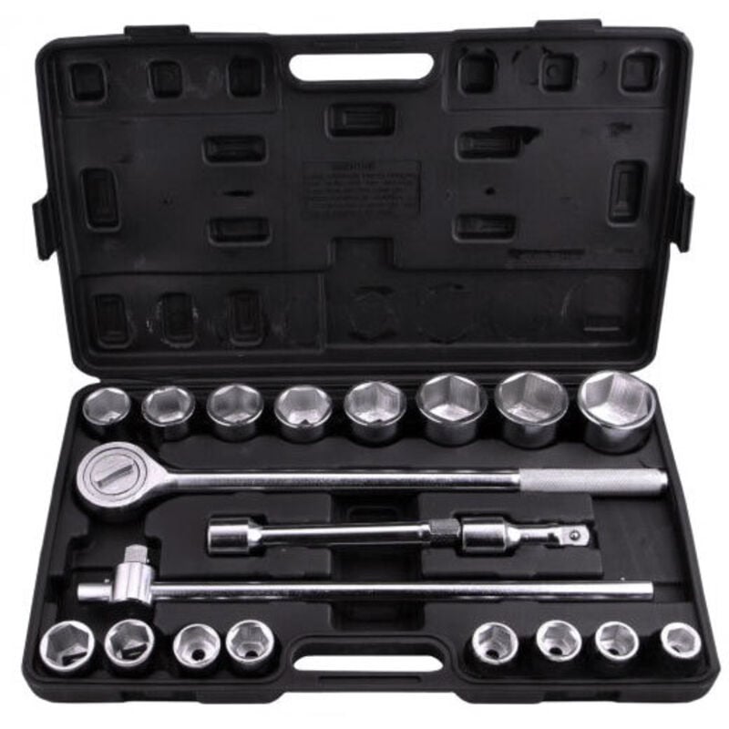 Bgs Do It Yourself - Douilles 6 pans carre 3/4 coffret de 20 pieces