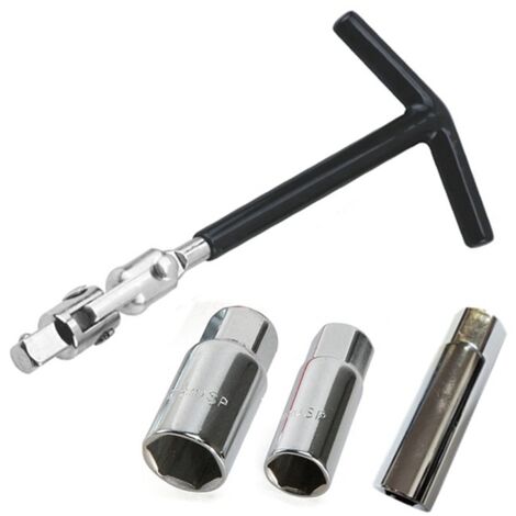 Douilles à bougie 16/14/21 mm - Kit de clés à bougie, comprenant une clé à bougie de 16 mm, une clé à bougie de 14 mm et une clé à bougie de 21 mm