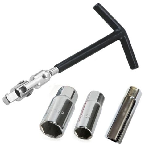 Douilles à bougie 16/14/21 mm - Kit de clés à bougie, comprenant une clé à bougie de 16 mm, une clé à bougie de 14 mm et une clé à bougie de 21 mm