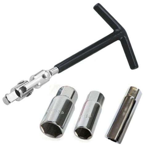 Douilles à bougie 16/14/21 mm - Kit de clés à bougie, comprenant une clé à bougie de 16 mm, une clé à bougie de 14 mm et une clé à bougie de 21 mm