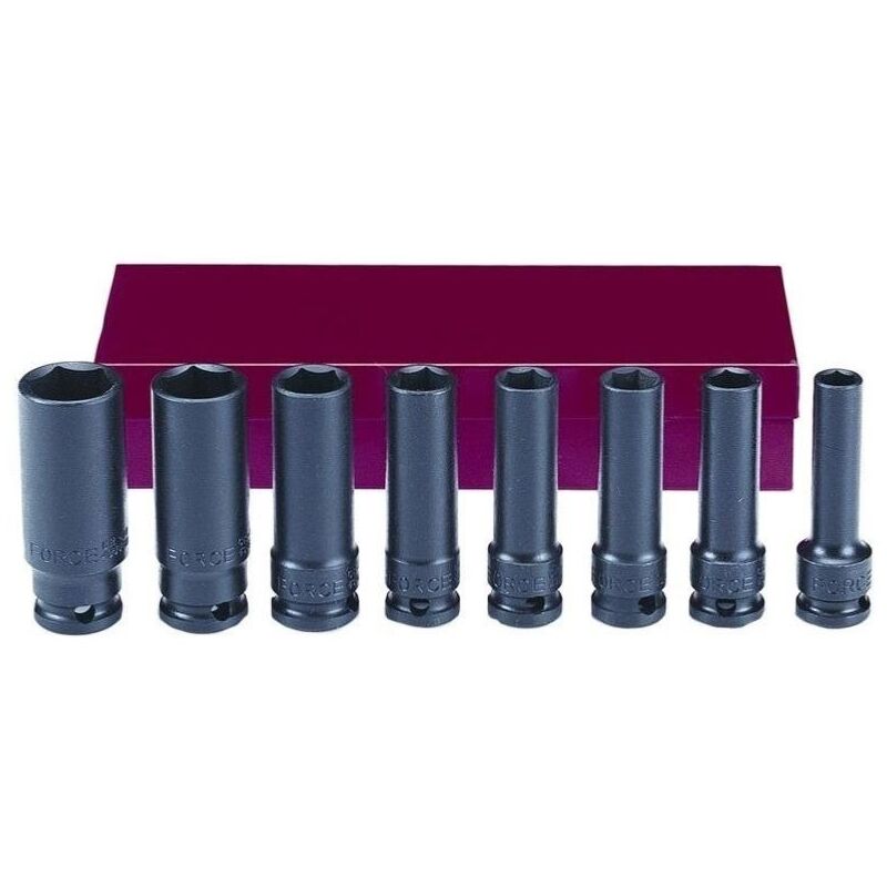 Force - Douilles a choc longues 3/8 sae, pouces, imperiales