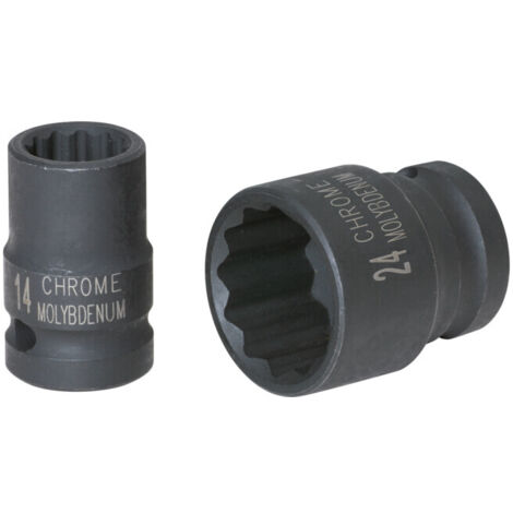 Douilles à chocs 12 pans 32 mm