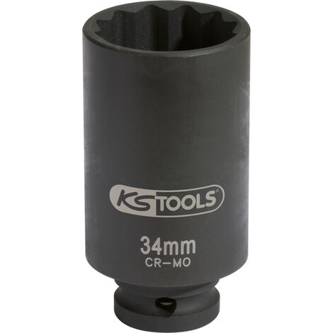 KS TOOLS 150.1707 Douille à chocs 12 pans 1/2'', 36 mm