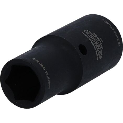 Douilles à chocs 2-en-1 spéciales 1/2" pour jantes aluminium, 17,5 / 22,5 mm
