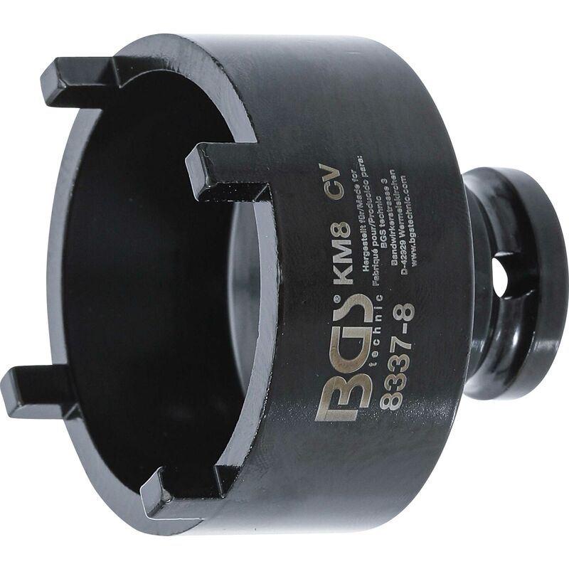 Douilles à ergots avec dent extérieure KM8 bgs 8337-8