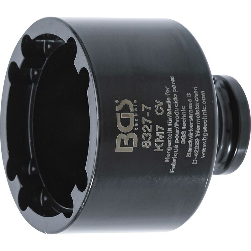 Douilles à ergots avec dent intérieure KM7 bgs 8327-7