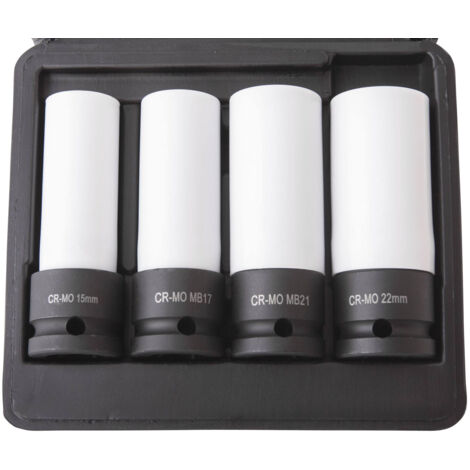 Douilles choc 1/2" pour jantes alu spécifiques (4pcs) - OM 7036 - CLAS Equipements