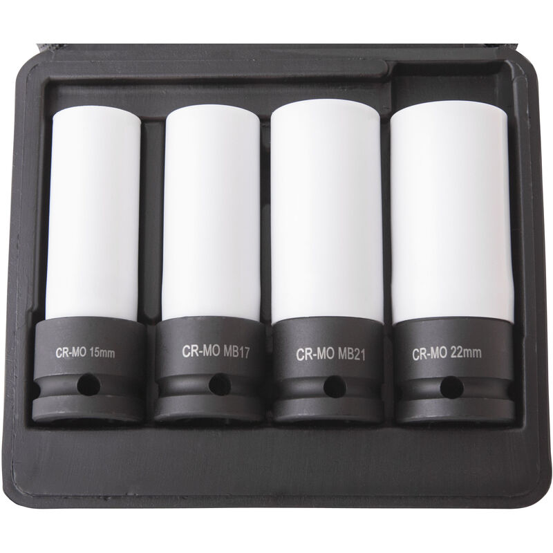 CLAS - Douilles choc 1/2" pour jantes alu specifiques 4pcs - OM 7036 - Ce produit de marque CLAS est neuf.