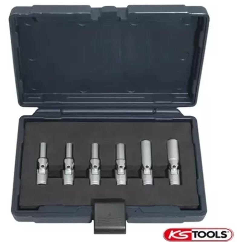 Kstools - Douilles courtes articulées 3/8 spéciales bougies de préchauffage