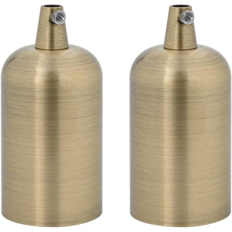 Douilles de lampe 2 pcs bronze E27 CFW81696