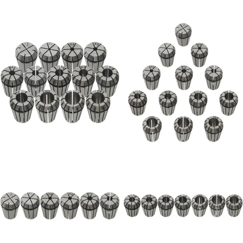 Douilles de serrage ER20 13 pcs Ensemble d'outils de tournage - douille de serrage - douilles de serrage - Home & Living