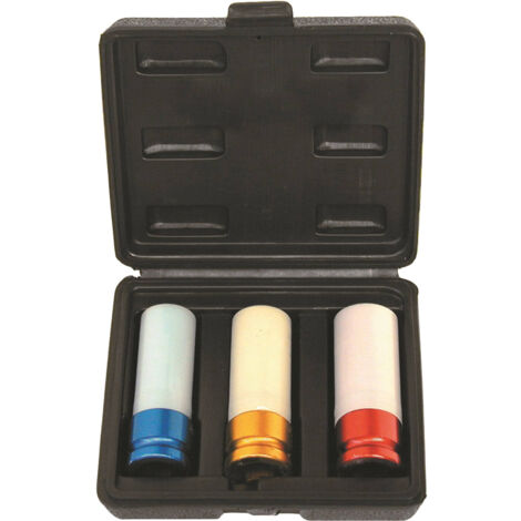 Douilles gainées 1/2" pour jantes alu (3 pcs) - OM 7003BL - CLAS Equipements