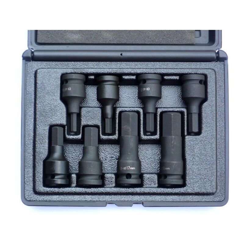 DOUILLES IMPACT 6 PANS MALES A CHOC CARRE 1/2 COFFRET DE 8 DOUILLES 3084Q
