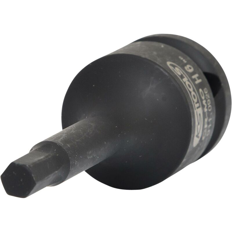 KSTools 911.0926 Douille M&acirc;le &agrave; Chocs 6 Pans 1/2'' L.75 mm 6 mm
