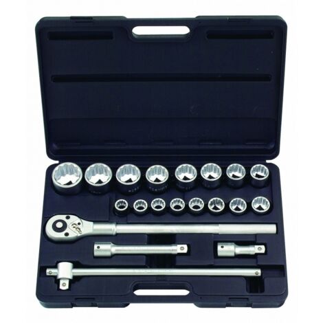 DOUILLES PL 3/4 12 PANS COFFRET DE DOUILLES ET ACCESSOIRES