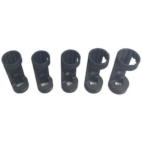 Douilles pour écrous de jambe de force - La plupart des véhicules - Douilles 12 pans - Entraînement 1/2" - 18 à 24 mm - Plusieurs tailles - Accessoires pour outils de démontage et de modification anti