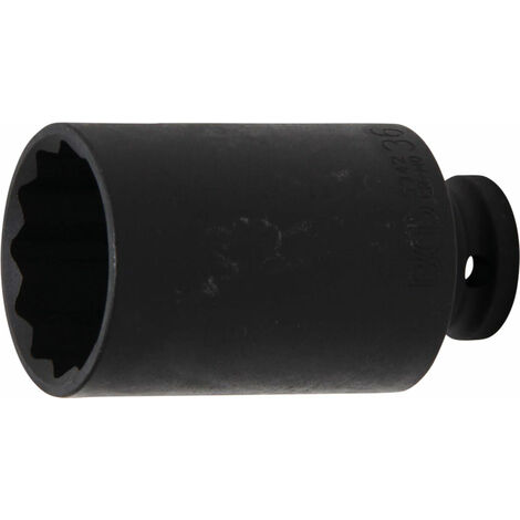 Douilles profondes bgs technic impact a choc 12 pans longues 1/2 - choisissezici : 12 pans longue 36 mm