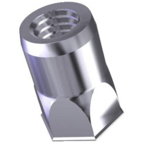 Douilles taraudées Rivklé auto-affleurantes fût semi hexagonal inox A2 diamètre 6 boîte de 100 pièces - RIVKLE