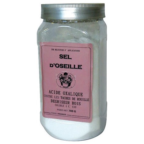 Sel d'oseille ou acide oxalique - flacon 400 g - THE FABU