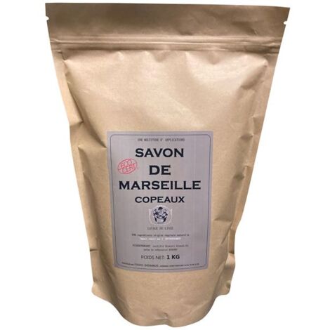 DOUSSELIN - Savon de marseille en copeaux ecocert vegetal doypack 1 kg