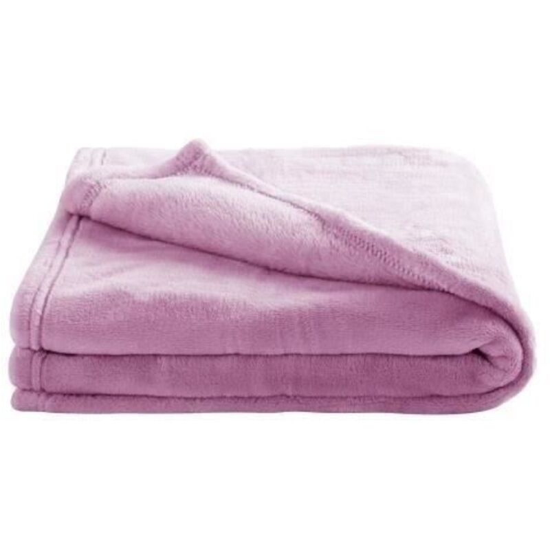 Doux Nid - domiva Couverture microdoux 75x100 cm Lilas