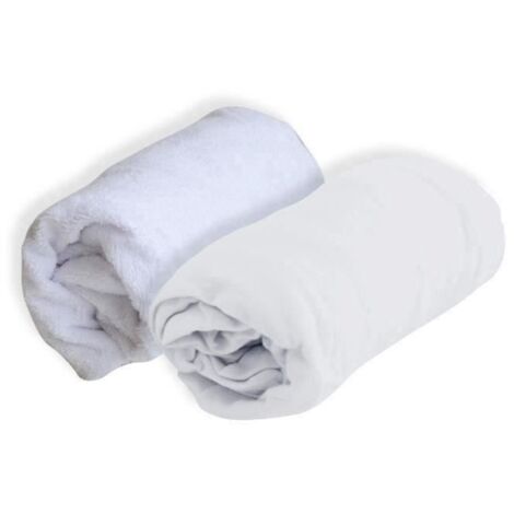 DOUX NID Lot 1 Alese + 1 Drap Housse - 60 X 120 Cm - Blanc