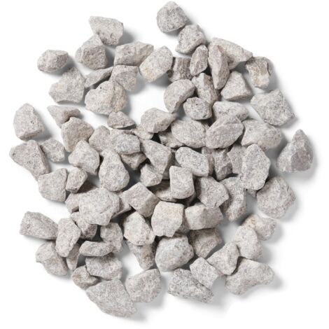 Dove Grey Bulk Bag 850 kg Chippings - 10-20 mm Grey Coloured Limestone - L100 x W100 x H80 cm