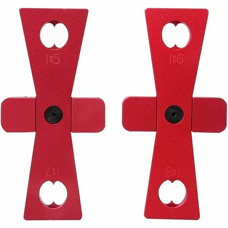 Dovetail Scribe, 2pcs Woodworking Marking Tools Working Joints Marking Jig ABS Marking Gauge Woodworking Furniture Router
