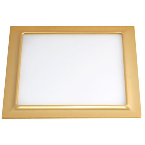 Downlight 16w 3000k Ventura Perla Oro 1280lm 18x18