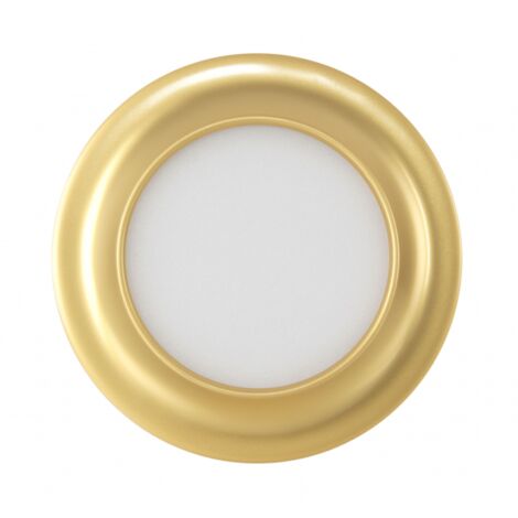 Downlight 9w 3000k trevor gold 720lm 1,5x12x12 cm geschnitten 10,5d