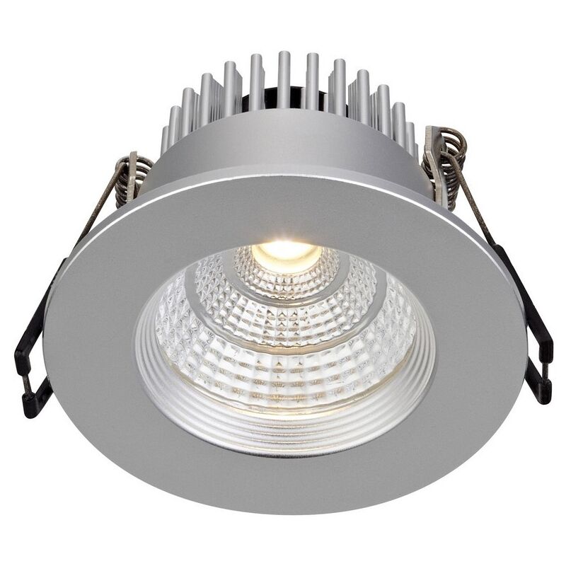 Markslojd - ares 3-SET - Downlight encastré d'intérieur à led rond argent IP44
