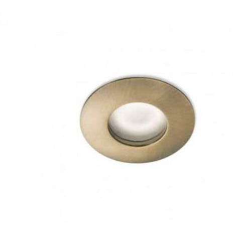 Downlight aurora r g.e.a. light gfa373-round-ip65 burnished gu10 socket