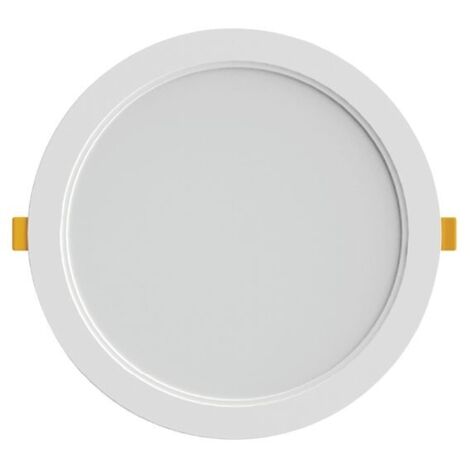 Downlight BUTUT redondo 24W LED 2100lm 4000K A.2,3xD.22,5cm Blanco