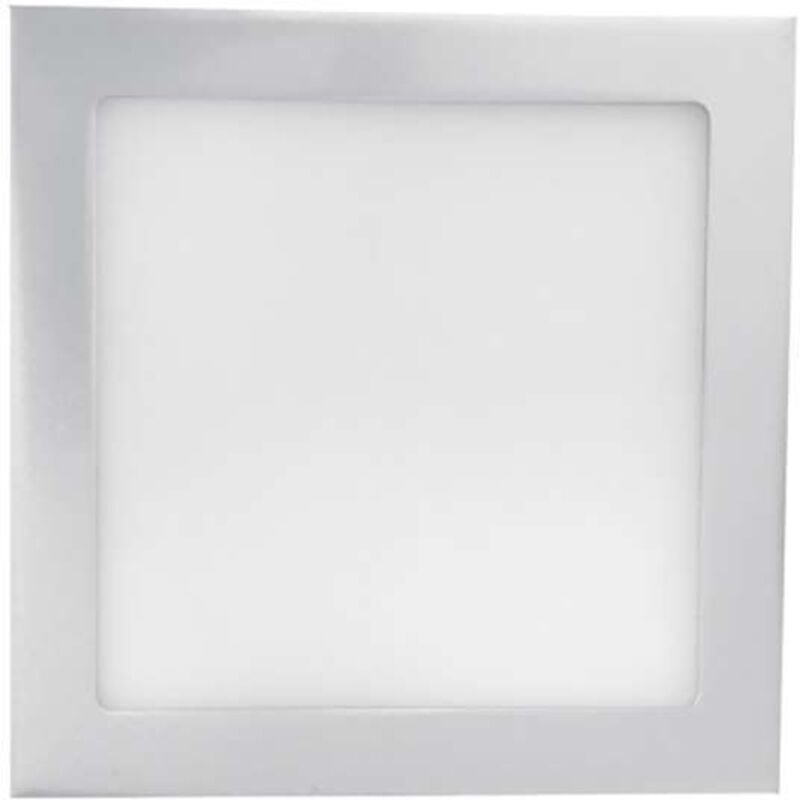 Downlight carré led 24W Gris - Blanc Chaud 3000K