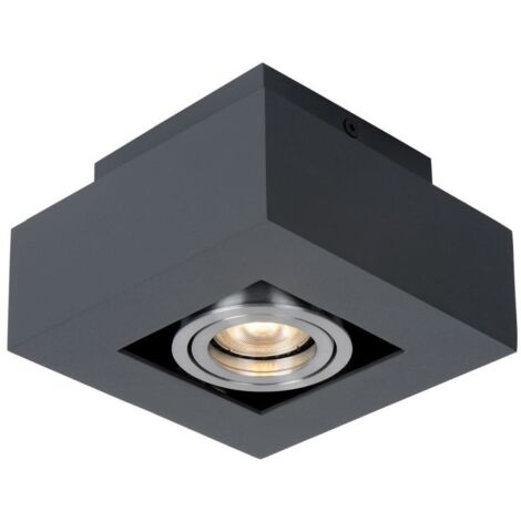 DOWNLIGHT CASEMIRO 1 GU10 NOIR ALU ITALUX IT8002S1-BK/AL