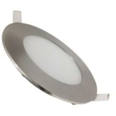 Downlight Dalle LED 3W Extra Plate Ronde ALU - Blanc Neutre  - SILUMEN