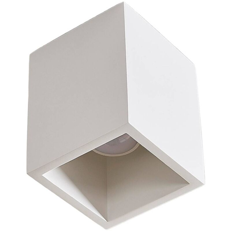 

Lindby - Downlight de escayola Natalie cuadrado, easydim