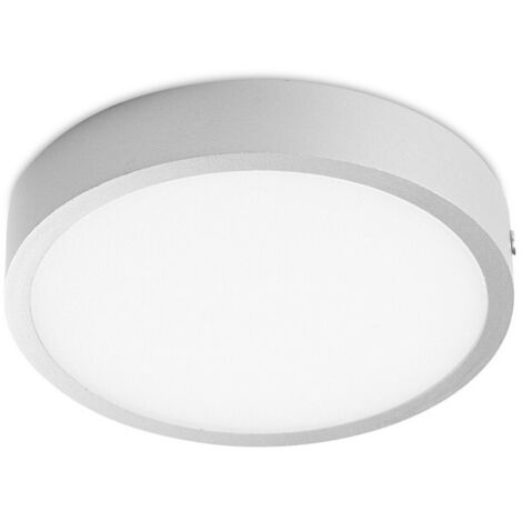 Downlight de superficie Kaju 16W redondo gris