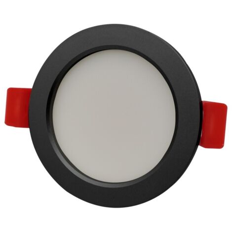 Downlight de techo para baños LED Lannic CCT (7W)  Negro