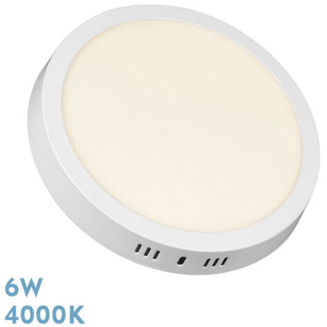 Downlight di superficie Thulita 6w 4000k Bianca 540lm 2,8x12x12 Cm