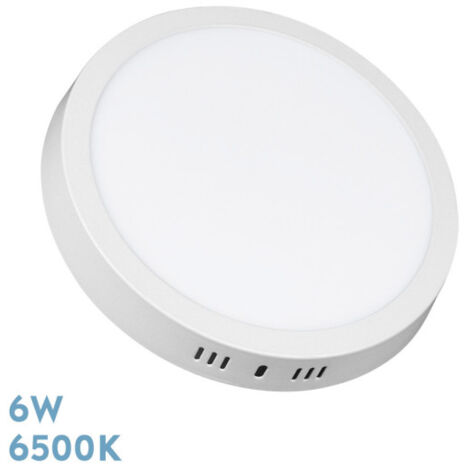 Downlight di superficie Thulita 6w 6500k Bianca 540lm 2,8x12x12 Cm