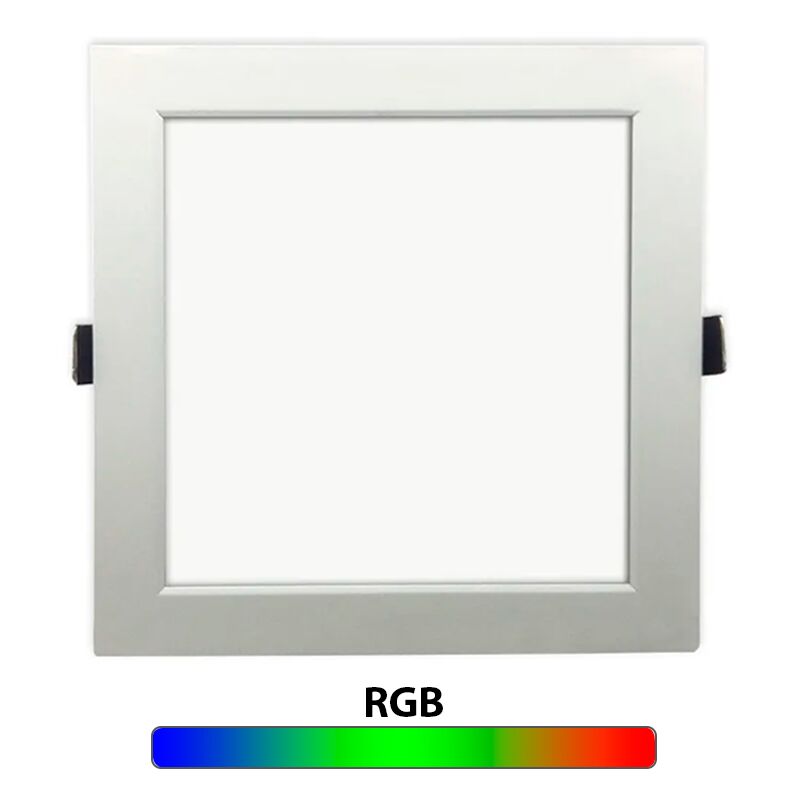 

Downlight Empotrable Cuadrado Led 25W RGB Blanco Cuadrado - Blanco