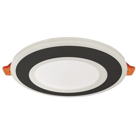 Downlight empotrable LED Halo Negro 3CCT (24W)